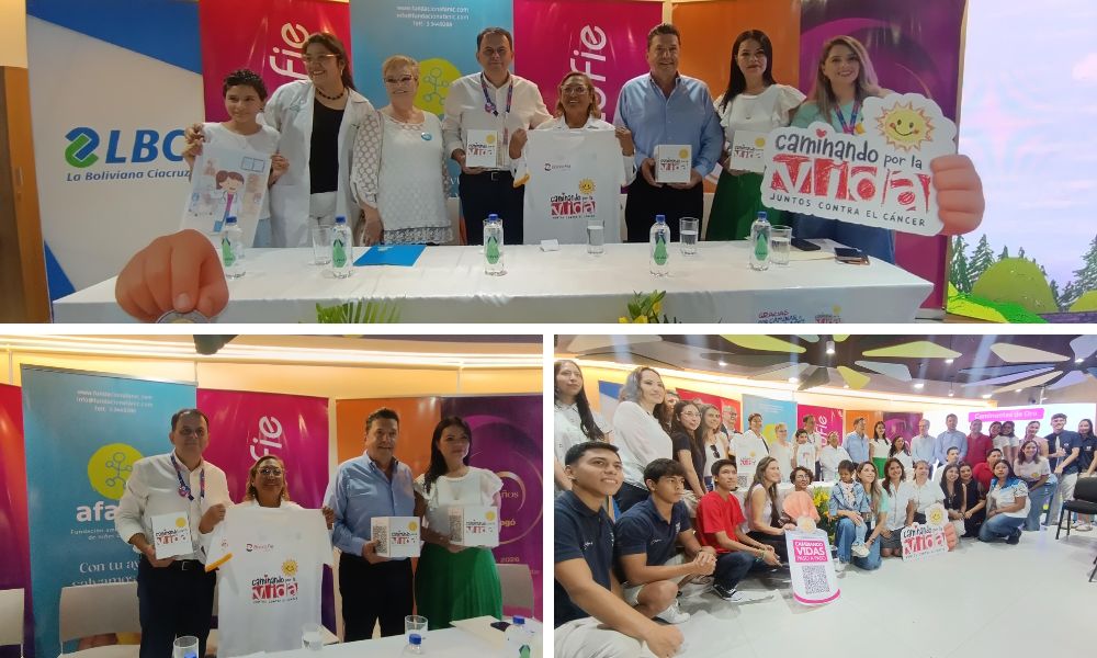 “Caminando por la Vida” pinta de solidaridad a Santa Cruz a favor de las niñas y niños con cáncer
